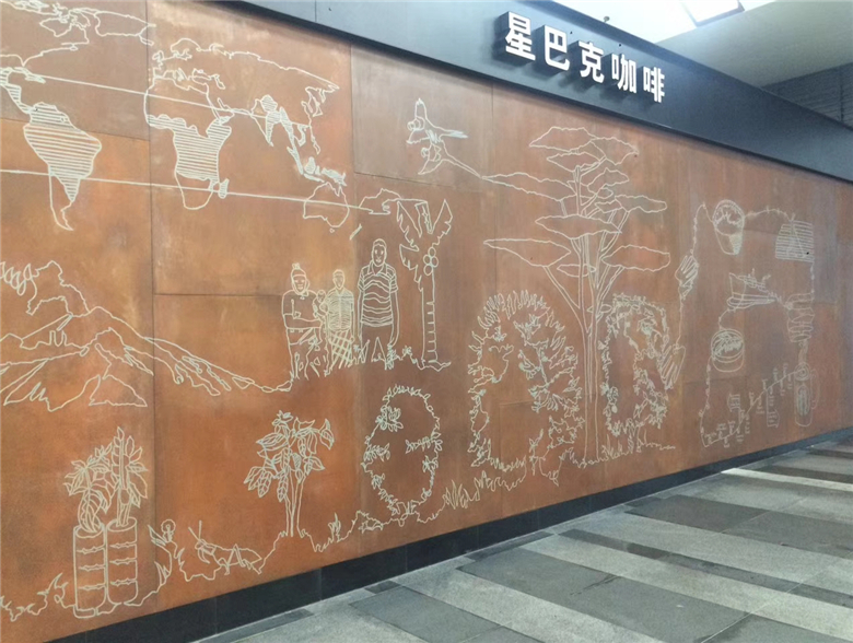 洪泽耐候钢幕墙